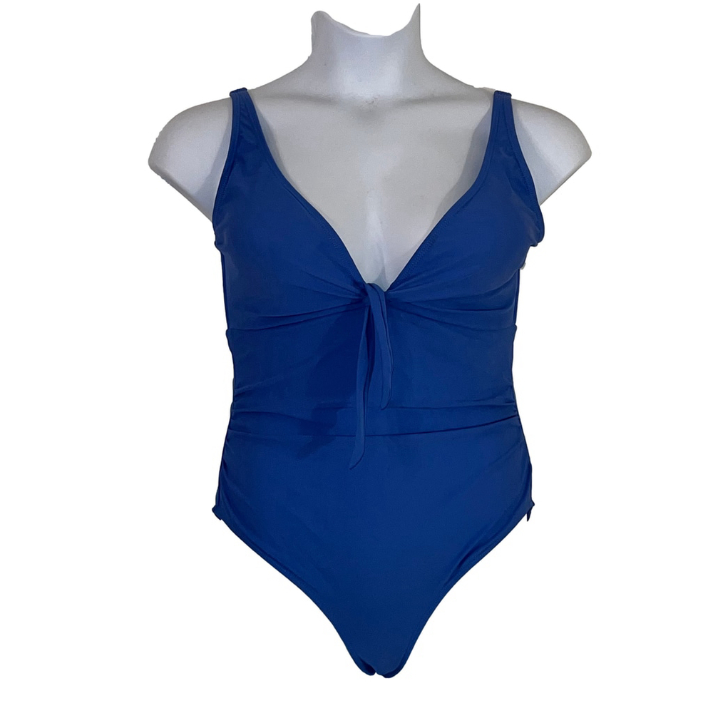 Nicole Miller Women's Swimsuit L Blue